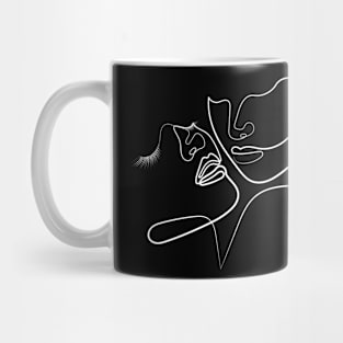 Let The Dance Of Souls Begin | One Line Drawing | One Line Art | Minimal | Minimalist Mug